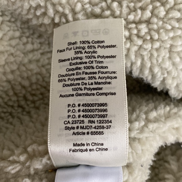 Aritzia Sherpa Denim Jacket - Picture 7 of 8